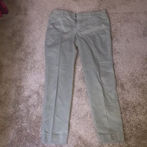 Light army green slacks